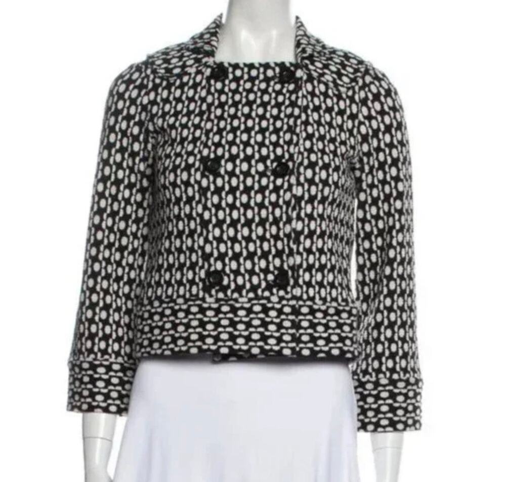 Diane Von Furstenberg Women's Designer Esperanza Knit Blazer Jacket Size 0